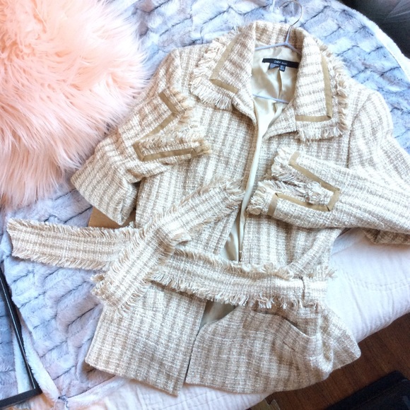 Zara Jackets & Blazers - NWT Zara Basic Tweed Jacket